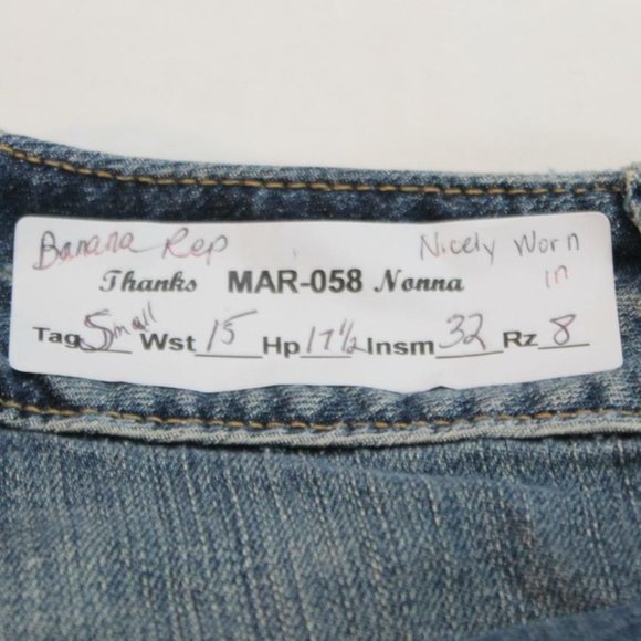 Banana Republic Women's Size 0S Small Jeans Contoured Boot Cut 32" Inseam - Picture 11 of 12